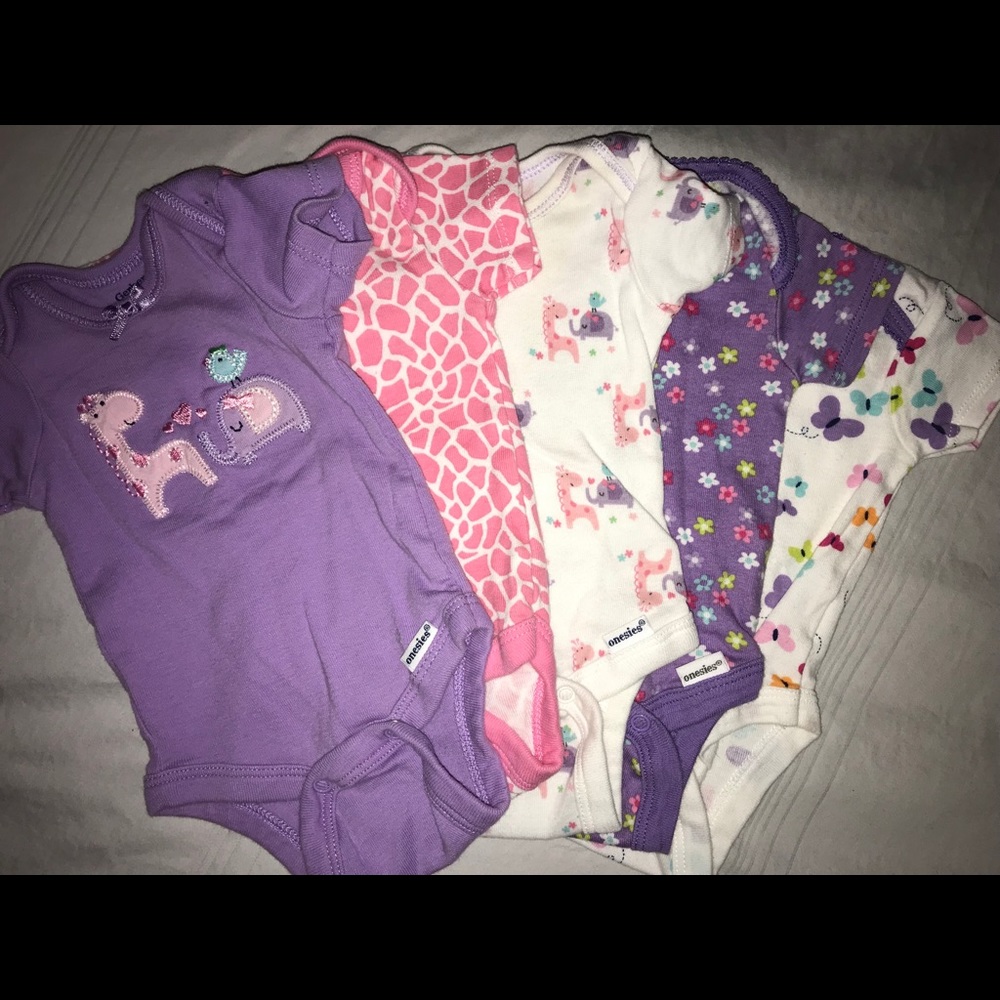 Gerber brand onesies